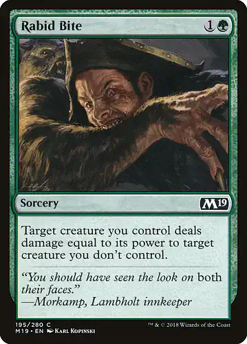 Rabid Bite - m19 Spoiler
