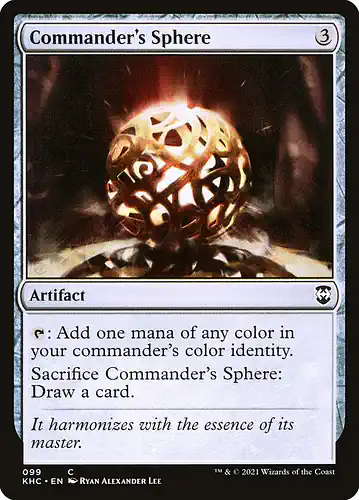 Commander's Sphere - khc Spoiler