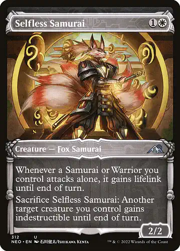 Selfless Samurai - neo Spoiler
