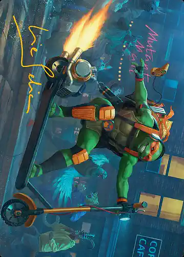 Michelangelo, On the Scene - tmt Spoiler
