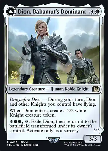 Dion, Bahamut's Dominant - fin Spoiler