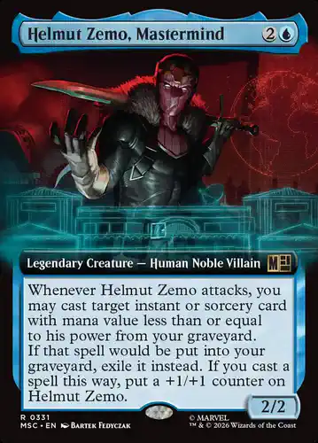 Helmut Zemo, Mastermind - msc Spoiler