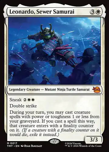 Leonardo, Sewer Samurai - tmt Spoiler
