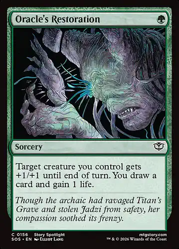 Oracle's Restoration - sos Spoiler