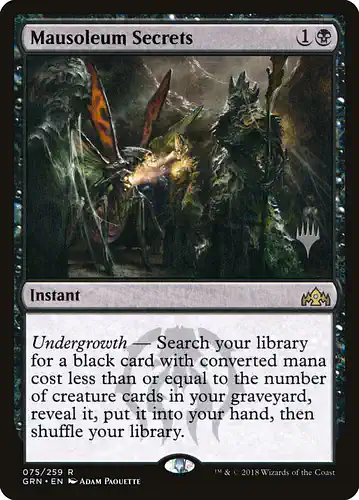 Mausoleum Secrets - grn Spoiler