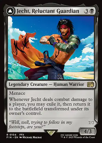 Jecht, Reluctant Guardian - fin Spoiler
