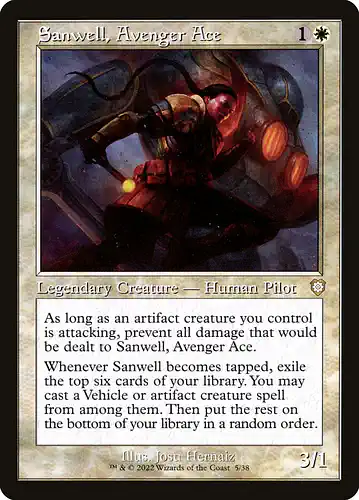 Sanwell, Avenger Ace - brc Spoiler