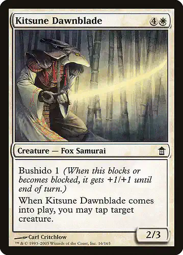 Kitsune Dawnblade - sok Spoiler