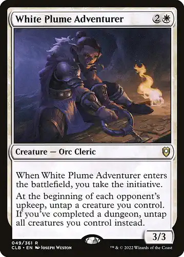 White Plume Adventurer - clb Spoiler