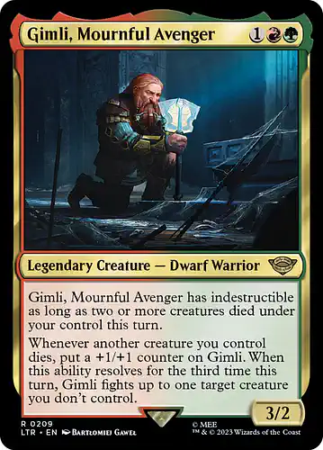 Gimli, Mournful Avenger - ltr Spoiler