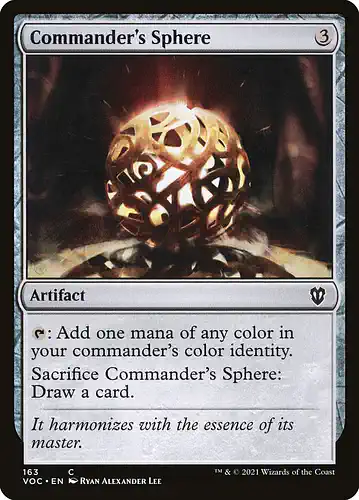 Commander's Sphere - voc Spoiler