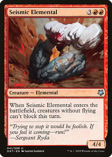 Seismic Elemental - gnt Spoiler