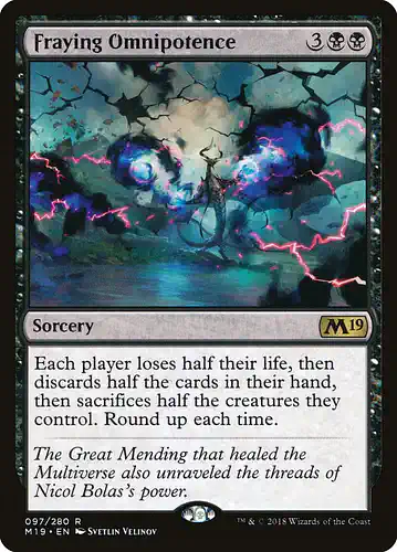 Fraying Omnipotence - m19 Spoiler