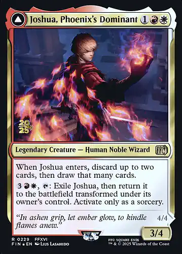 Joshua, Phoenix's Dominant - fin Spoiler