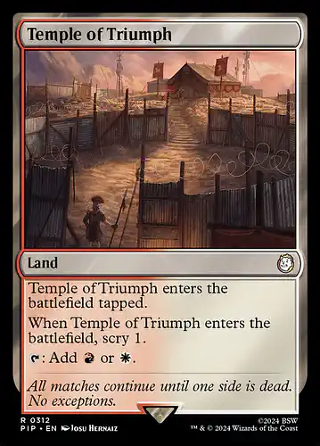 Temple of Triumph - pip Spoiler