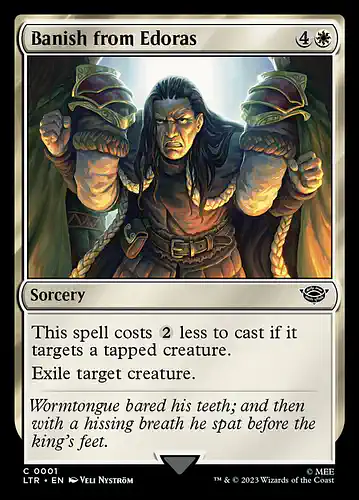 Banish from Edoras - ltr Spoiler