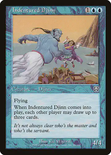 Indentured Djinn - mmq Spoiler