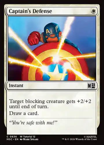 Captain's Defense - msc Spoiler