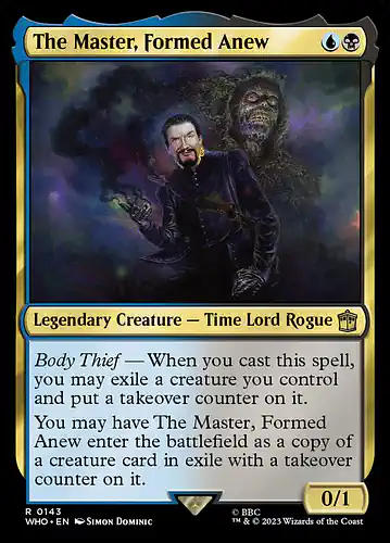 The Master, Formed Anew - who Spoiler