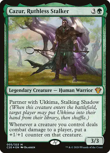 Cazur, Ruthless Stalker - c20 Spoiler