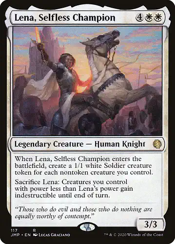 Lena, Selfless Champion - jmp Spoiler
