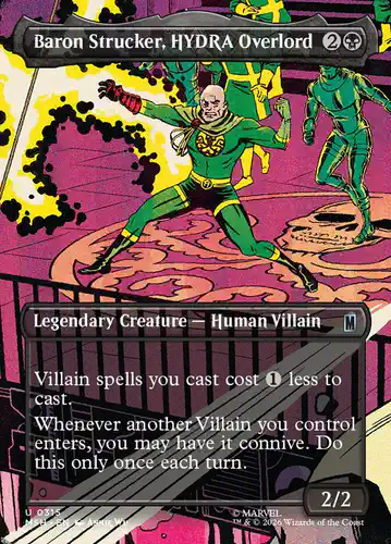 Baron Strucker, HYDRA Overlord - msh Spoiler