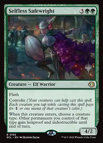 Selfless Safewright - ecl Spoiler