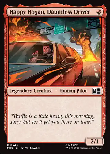 Happy Hogan, Dauntless Driver - msc Spoiler
