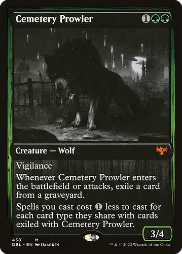Cemetery Prowler - dbl Spoiler