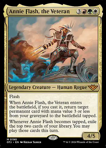 Annie Flash, the Veteran - otj Spoiler