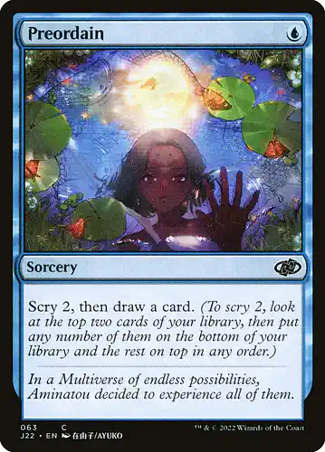 Preordain - j22 Spoiler