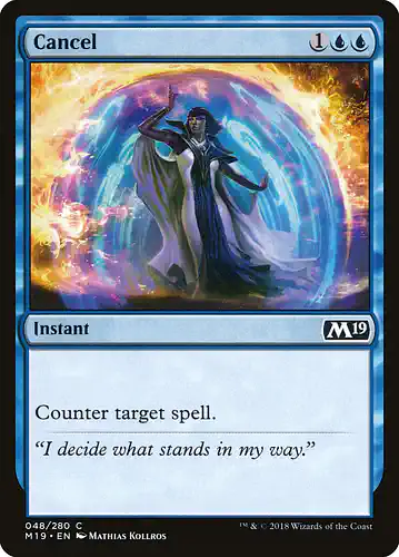 Cancel - m19 Spoiler