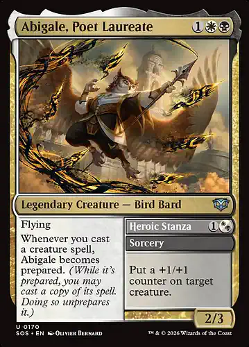 Abigale, Poet Laureate - sos Spoiler