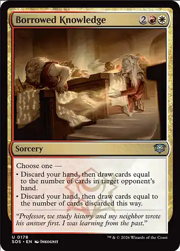 Borrowed Knowledge - sos Spoiler