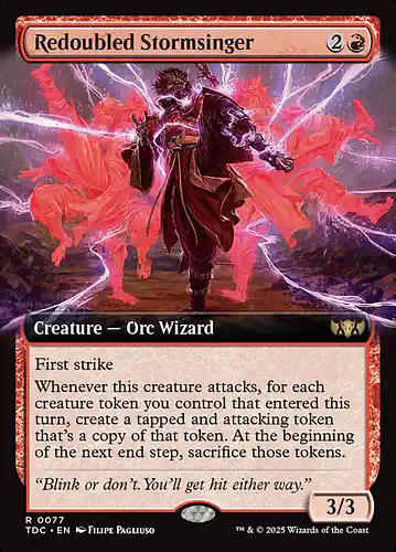 Redoubled Stormsinger - tdc Spoiler