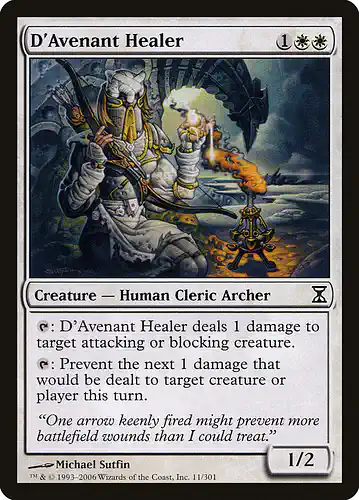 D'Avenant Healer - tsp Spoiler