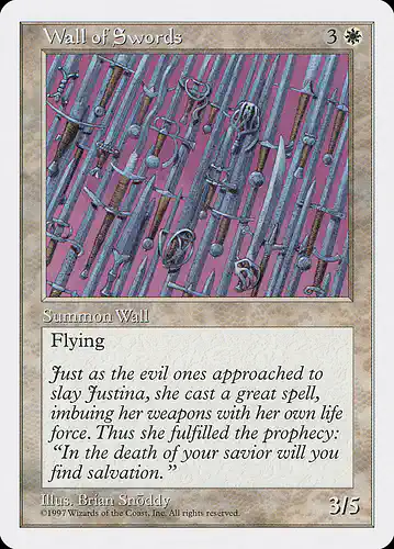 Wall of Swords - 5ed Spoiler