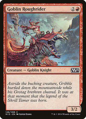 Goblin Roughrider - m15 Spoiler