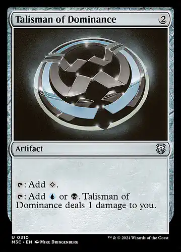 Talisman of Dominance - m3c Spoiler