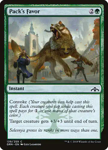 Pack's Favor - grn Spoiler