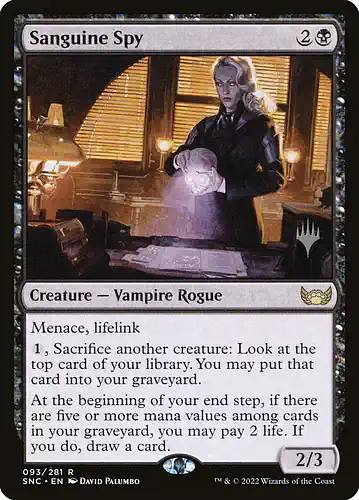 Sanguine Spy - snc Spoiler