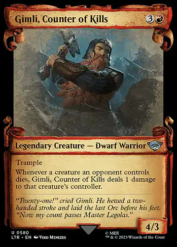 Gimli, Counter of Kills - ltr Spoiler