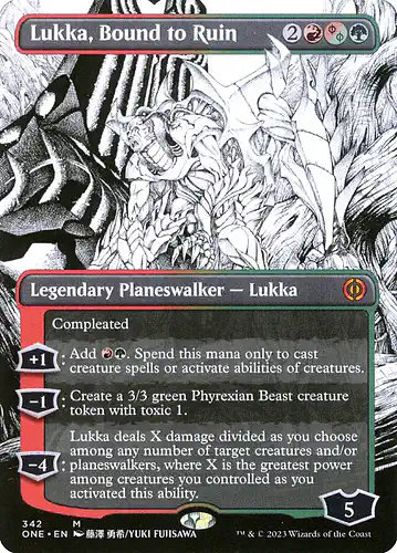 Lukka, Bound to Ruin - one Spoiler