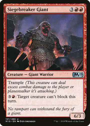 Siegebreaker Giant - m19 Spoiler