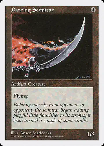 Dancing Scimitar - 5ed Spoiler