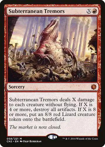 Subterranean Tremors - cn2 Spoiler