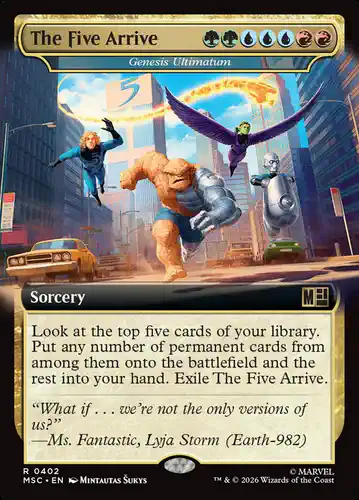 Genesis Ultimatum - msc Spoiler