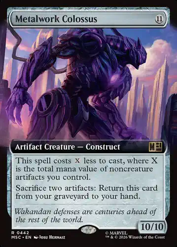 Metalwork Colossus - msc Spoiler