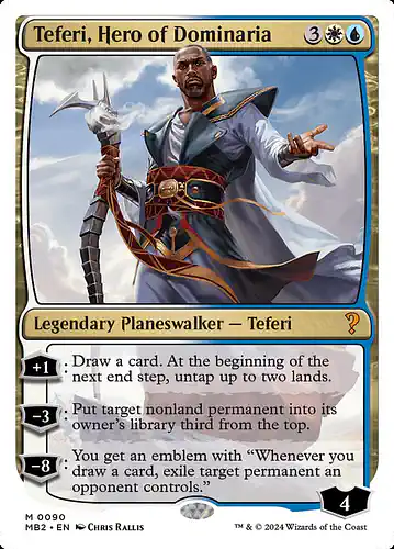 Teferi, Hero of Dominaria - mb2 Spoiler