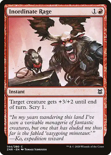 Inordinate Rage - znr Spoiler